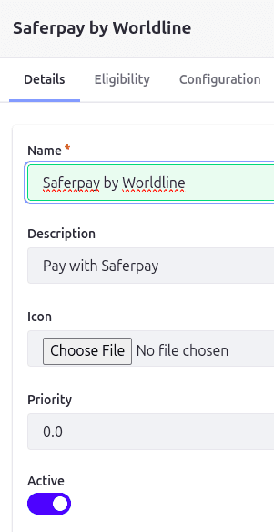 Multiple configuration options