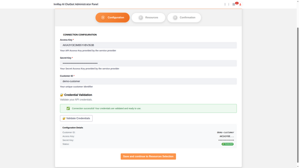 Image showing easy configuration interface